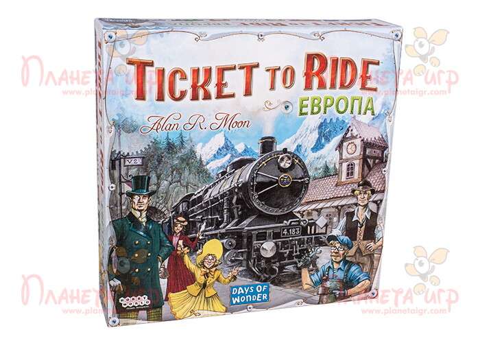 Квиток на поїзд: Європа (Ticket to Ride: Europe) (рос.)