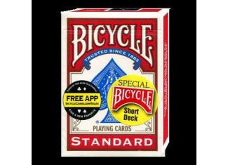 Карты для фокусов Bicycle Short deck (укороченная колода) (red)