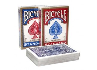 Карты игральные Bicycle Standard Index (red, blue)