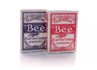 Карты игральные Bee Standard Index (red, blue)