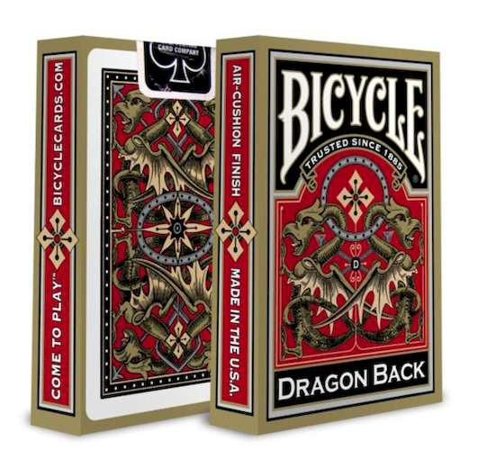 Карты игральные Bicycle Dragon Back (red, blue)