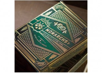Карты игральные Theory11 Monarchs (green)