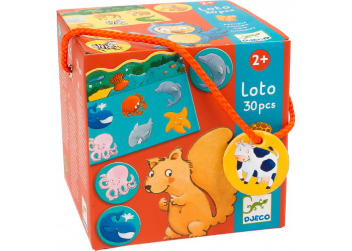 Дитяче лото Тварини (Loto Animals, 30 pcs)