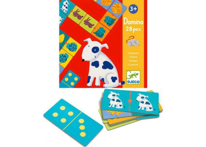Детское домино. Цвета животных (Domino Colours, 28 pcs)