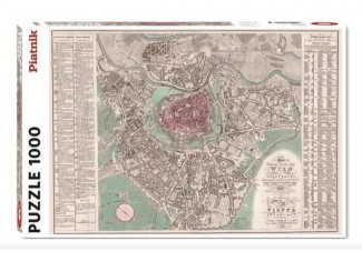 Пазл Мапа Відня 1824 року, 1000 ел.