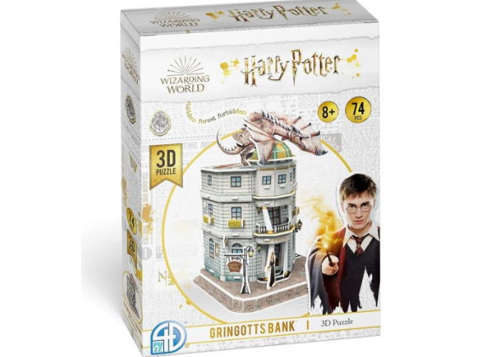Пазл 3D Банк Гринготс, Гарри Поттер (Gringotts Bank Set 3D puzzle) (74 эл.)