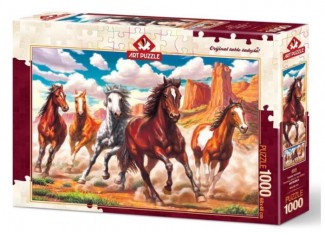 Пазл Гонки в долине, 1000 эл.