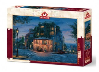 Пазл Розовый дом на Монмартре, 1000 эл.
