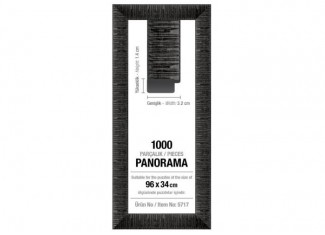 Рама для пазлов 1000 эл. (панорама) (30 мм) (чёрная)
