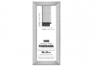 Рама для пазлів 1000 ел. (панорама) (30 мм) (біла)