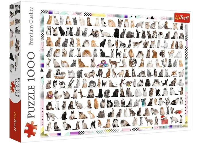 Пазл 208 котов, 1000 эл.