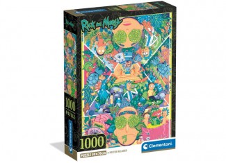 Пазл Гипнотическое марево Рика, Рик и Морти (Rick and Morty Puzzle - 1000 pcs.), 1000 эл.