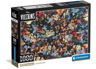 Пазл Impossible: Злодеи Диснея, Disney (Impossible Disney Villains Puzzle - 1000 pcs.), 1000 эл.