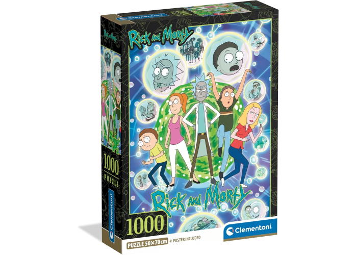 Пазл Рик и Морти (Rick and Morty Puzzle - 1000 pcs.), 1000 эл.