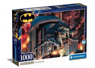 Пазл Супергерой мчится на помощь, Бэтмен, DC Comics (Batman DC Comics Puzzle - 1000 pcs.), 1000 эл.