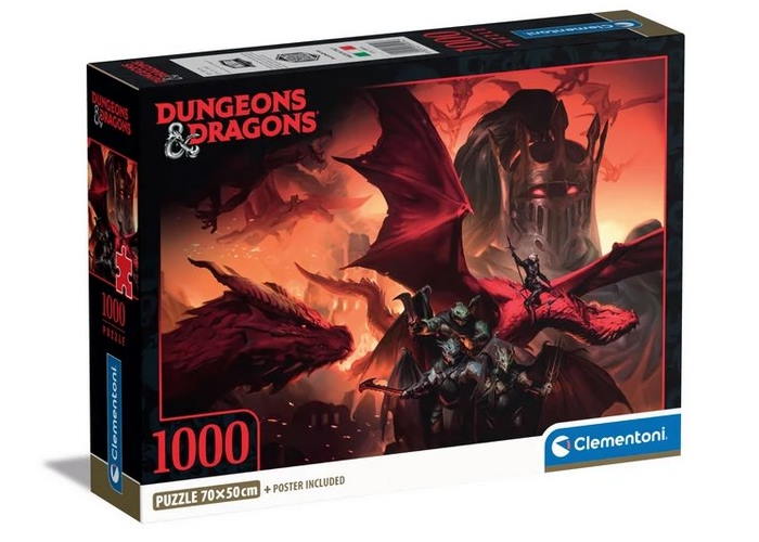 Пазл Фантастические существа, Подземелья и Драконы (Dungeons&Dragons Puzzle - 1000 pcs.), 1000 эл.
