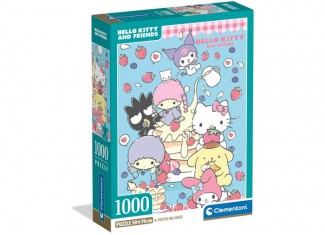Пазл Хеллоу Китти и друзья (Hello Kitty and Friends Theme Puzzle - 1000 pcs.), 1000 эл.