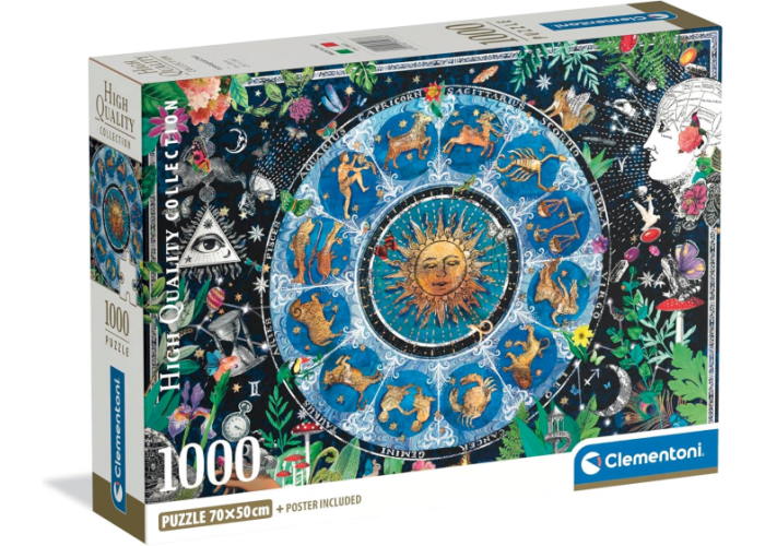 Пазл High Quality Collection: Астрологическая карта (High Quality Collection - Astrological Chart Puzzle - 1000 pcs.), 1000 эл.