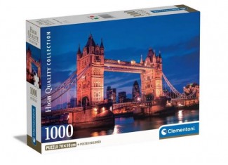 Пазл High Quality Collection: Тауэрский мост ночью, Лондон, Великобритания (High Quality Collection - Tower Bridge At Night - 1000 pcs.), 1000 эл.