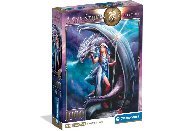 Пазл Anne Stokes Collection: Маг Дракона, Энн Стоукс (Anne Stokes Collection - Dragon Mage Puzzle - 1000 pcs.), 1000 эл.