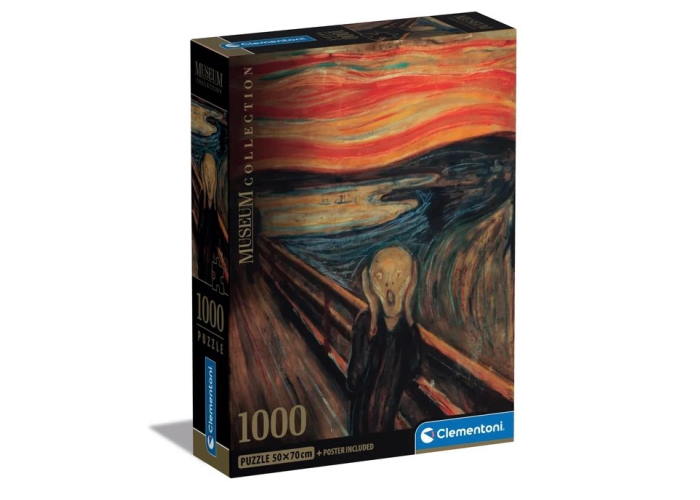 Пазл Museum Collection: Крик, Эдвард Мунк (Museum Collection - Munch - The Scream Puzzle - 1000 pcs.), 1000 эл.