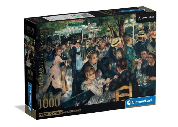 Пазл Museum Collection: Бал в Мулен де ла Галетт, Пьер Огюст Ренуар (Museum Collection - Renoir - Bal du moulin de la Galette Puzzle - 1000 pcs.), 1000 эл.