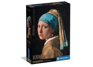 Пазл Museum Collection: Девушка с жемчужной серёжкой, Ян Вермеер (Museum Collection - Vermeer - Girl With Pearl Earring Puzzle - 1000 pcs.), 1000 эл.
