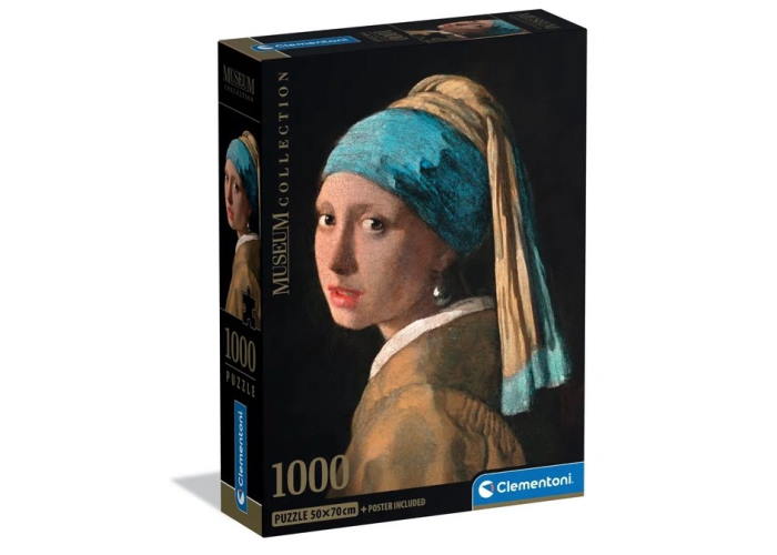 Пазл Museum Collection: Девушка с жемчужной серёжкой, Ян Вермеер (Museum Collection - Vermeer - Girl With Pearl Earring Puzzle - 1000 pcs.), 1000 эл.