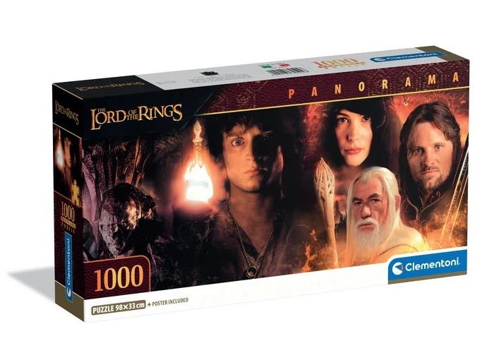 Пазл Властелин колец (коллекционная коробка) (The Lord Of The Rings Ct Box Panorama Puzzle - 1000 pcs.), 1000 эл. (панорама)