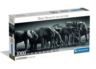 Пазл High Quality Collection: Стадо гигантов (High Quality Collection - Herd of Giants Panorama Puzzle - 1000 pcs.), 1000 эл. (панорама)