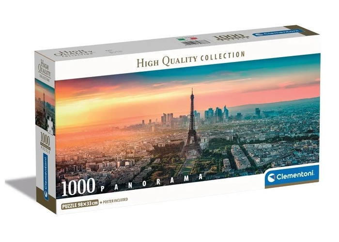 Пазл High Quality Collection: Очаровательный Париж, Франция (High Quality Collection - Paris Panorama Puzzle - 1000 pcs.), 1000 эл. (панорама)