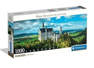 Пазл High Quality Collection: Замок Нованшванштайн, Германия (High Quality Collection - Neuschwanstein Castle Panorama Puzzle - 1000 pcs.), 1000 эл. (панорама)