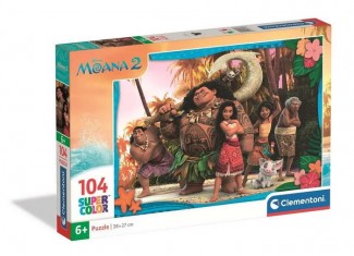 Пазл SuperСolor: Моана и друзья, Disney (SuperСolor - Disney Moana 2 Puzzle - 104 pcs.), 104 эл. 