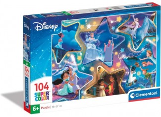 Пазл SuperСolor: Моменты магии, Disney (SuperСolor - Disney Magical Moments Puzzle - 104 pcs.), 104 эл. 