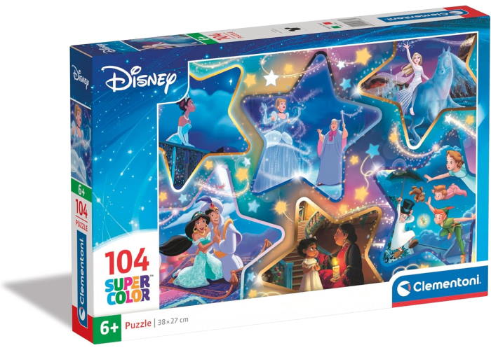 Пазл SuperСolor: Моменты магии, Disney (SuperСolor - Disney Magical Moments Puzzle - 104 pcs.), 104 эл. 