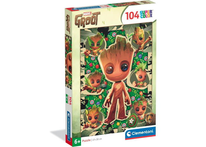 Пазл SuperСolor: Супергерой Грут, Marvel (SuperСolor - Marvel Groot Puzzle - 104 pcs.), 104 эл. 