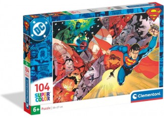 Пазл SuperСolor: Супермен, DC Comics (SuperСolor - DC Comics Superman Puzzle - 104 pcs.), 104 эл. 