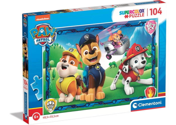 Пазл SuperСolor: Щенячий патруль (SuperСolor - Paw Patrol Puzzle - 104 pcs.), 104 эл. 