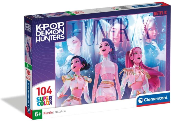 Пазл SuperСolor: Девушки, K-Pop Охотники на демонов (SuperСolor - K-Рop Demon Hunters Series Figures Puzzle - 104 pcs.), 104 эл. 
