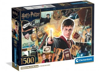 Пазл Главный герой сериала Гарри Поттер (Harry Potter Puzzle - 1500 pcs.), коллаж, 1500 эл.