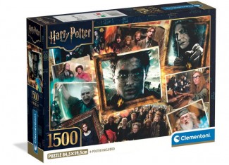 Пазл Главные герои сериала Гарри Поттер (Harry Potter Theme Puzzle - 1500 pcs.), коллаж, 1500 эл.