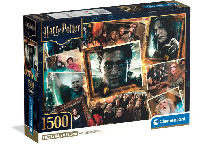 Пазл Главные герои сериала Гарри Поттер (Harry Potter Theme Puzzle - 1500 pcs.), коллаж, 1500 эл.