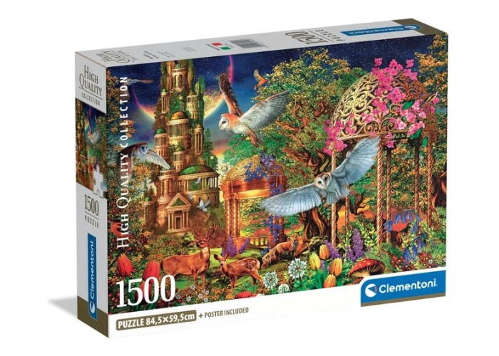 Пазл High Quality Collection: Фантастический лесной сад, Чиро Маркетти (High Quality Collection - Woodland Fantasy Garden Puzzle - 1500 pcs.), 1500 эл.