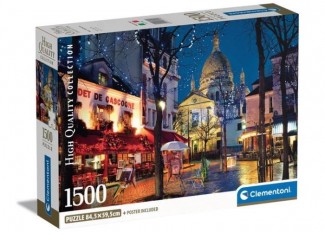 Пазл High Quality Collection: Монмартр, Париж, Франция (High Quality Collection - Paris - Montmartre Puzzle - 1500 pcs.), 1500 эл.