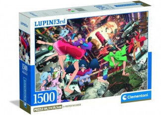 Пазл Люпен 3 (Lupin III Puzzle - 1500 pcs.), 1500 эл.