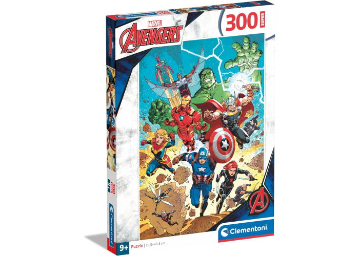 Пазл Super: Супергерої, Месники, Marvel (Super - Marvel The Avengers Superhero Puzzle - 300 pcs.), 300 ел.