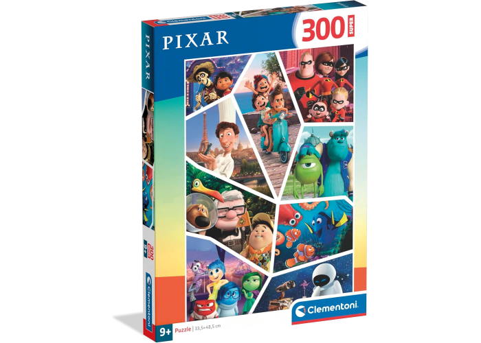Пазл Super: Мультики Піксар, Disney/Pixar (Super - Disney Pixar World Puzzle - 300 pcs.), колаж, 300 ел.