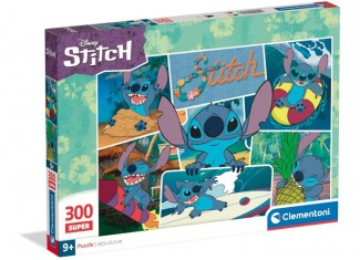 Пазл Super: Пригоди Стіча, Disney (Super - Disney Lilo and Stitch Puzzle - 300 pcs.), колаж, 300 ел.
