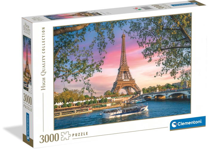 Пазл High Quality Collection: Залізна леді в рожевому, Париж, Франція (High Quality Collection - Iron Lady in Pink Paris Puzzle - 3000 pcs.), 3000 ел.