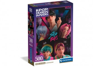 Пазл Saja Boys - герои мультфильма K-Pop Охотники на демонов, Netflix (Kpop Demon Hunters - Saja Boys Puzzle - 500 pcs.), 500 эл.